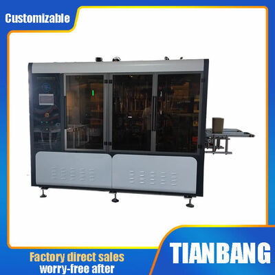 Kalite  Dual-station takeout and fast food intelligent curling paper bowl and paper plate forming machine Fabrika