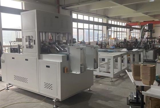 Sekizgen Kase Kağıt Öğle Yemeği Kutusu Makinesi CHJ-A Otomatik Akıllı