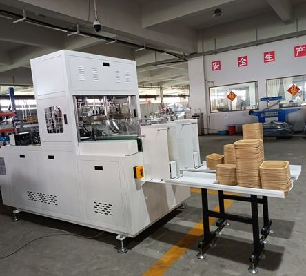 Tepsiler Kağıt Öğle Yemeği Kutusu Makinesi Otomatik 50-70 / Min 8KW
